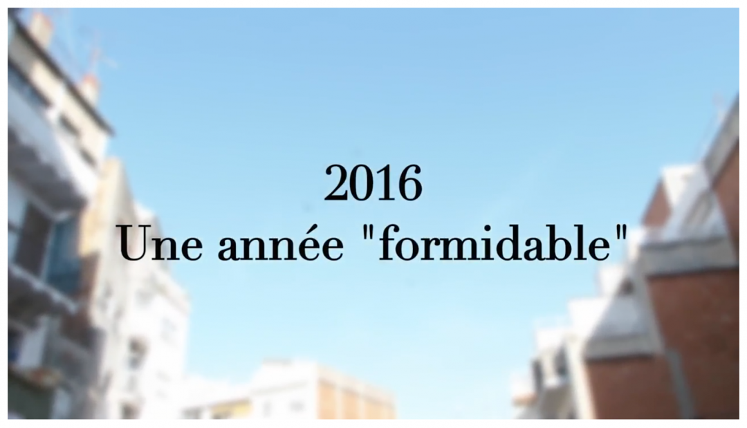 2016 annee formidable